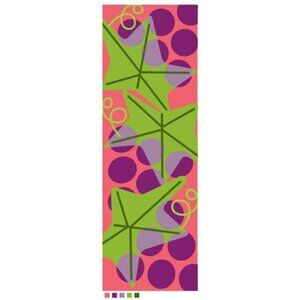 Scarf  Wine Tasting Art  Wine Large Grape Clusters  60" L X 14" W 100% Polyester